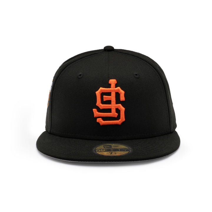 59FIFTY San Francisco Giants Cooperstown World Series Upside Down Black Fitted
