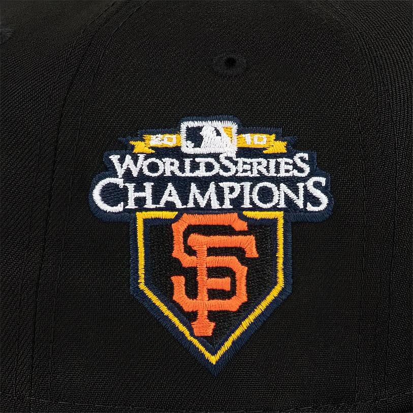 59FIFTY San Francisco Giants Cooperstown World Series Upside Down Black Fitted