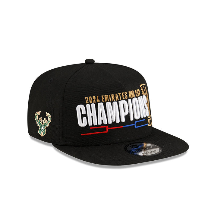 9FIFTY A-Frame Milwaukee Bucks 2024 Emirates NBA Cup Champions Snapback