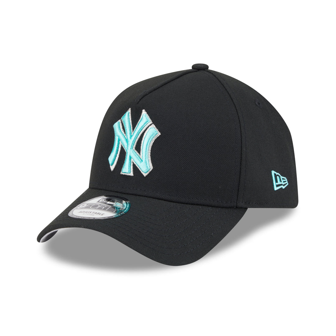 9FORTY A-Frame New York Yankees Black & Seaglass Snapback