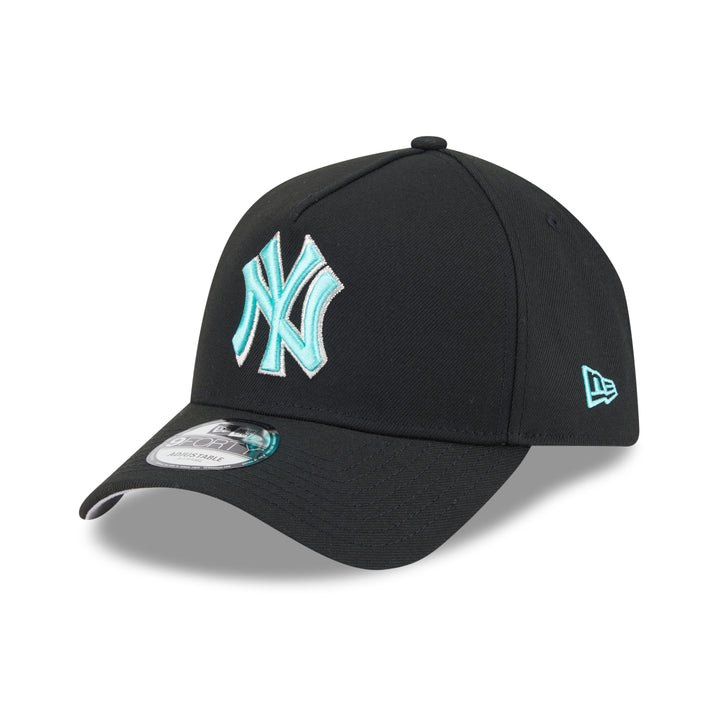 9FORTY A-Frame New York Yankees Black & Seaglass Snapback