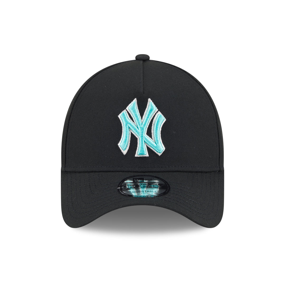 9FORTY A-Frame New York Yankees Black & Seaglass Snapback