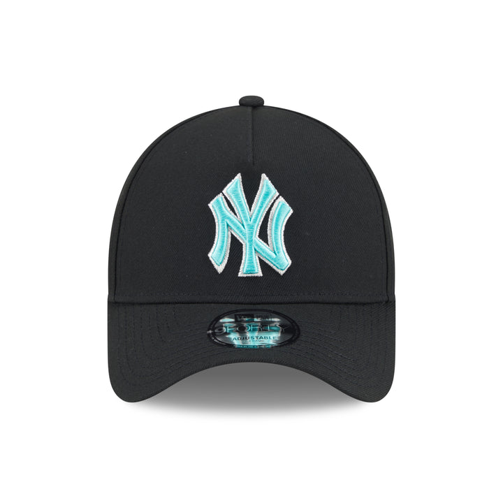 9FORTY A-Frame New York Yankees Black & Seaglass Snapback