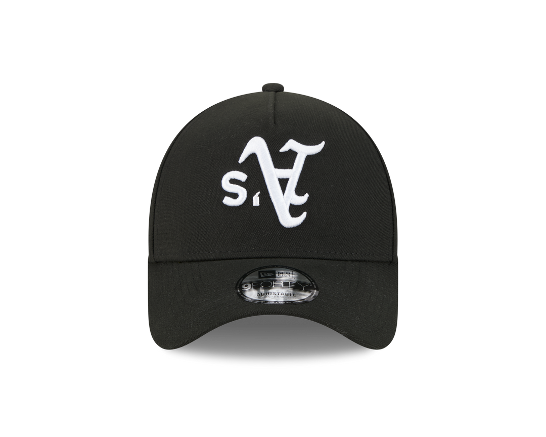 9FORTY A-Frame Oakland Athletics MLB Upside Down Black Snapback