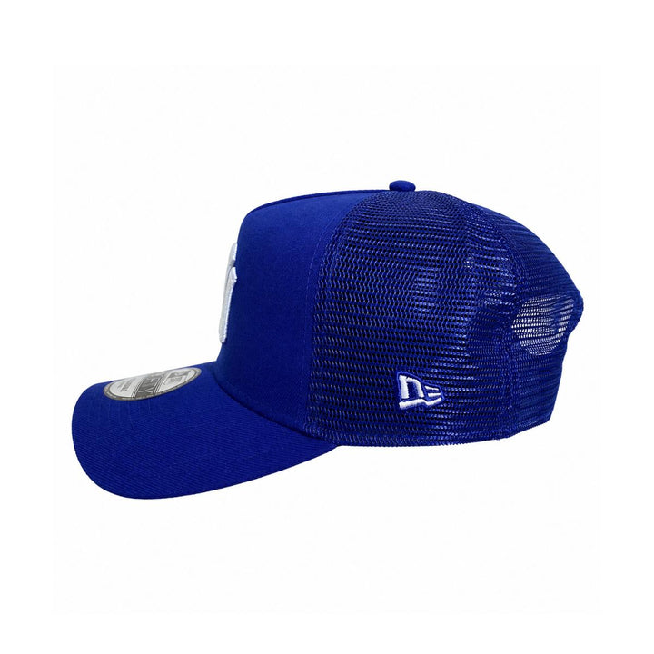 9FORTY A-Frame Trucker New York Yankees Dark Royal Snapback