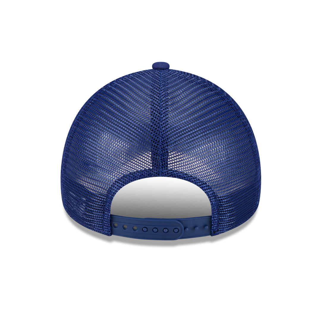9FORTY A-Frame Trucker New York Mets Upside Down Dark Royal Snapback