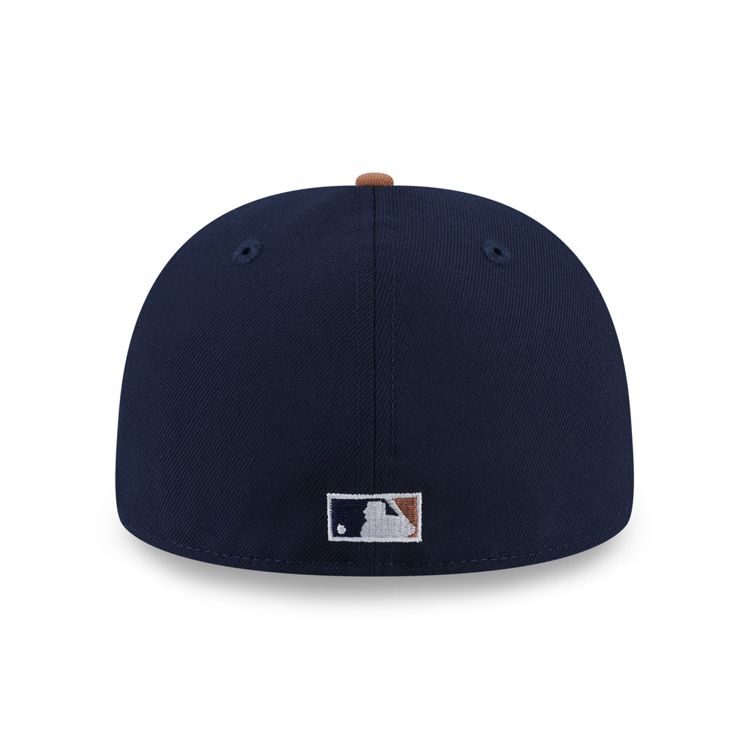 59FIFTY Los Angeles Dodgers Cooperstown Pack 2-Tone Bronze Visor Navy Fitted