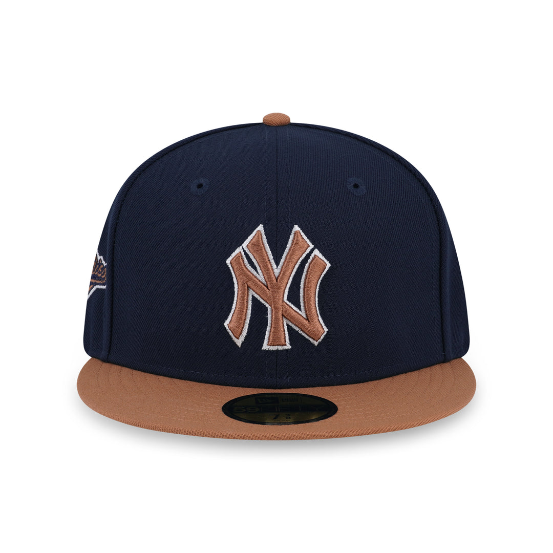 59FIFTY New York Yankees Cooperstown Pack 2-Tone Bronze Visor Navy Fitted