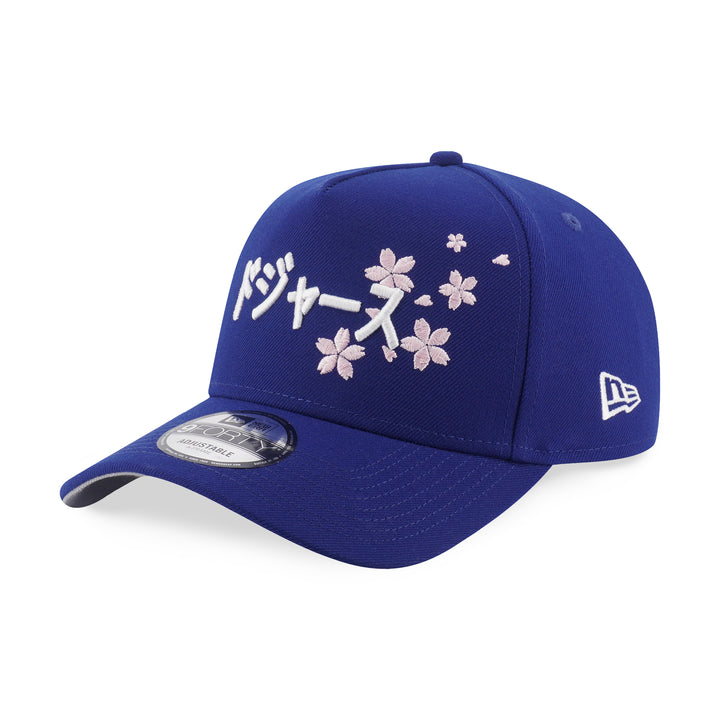 9FORTY A-Frame Los Angeles Dodgers Kanji Dark Royal Snapback