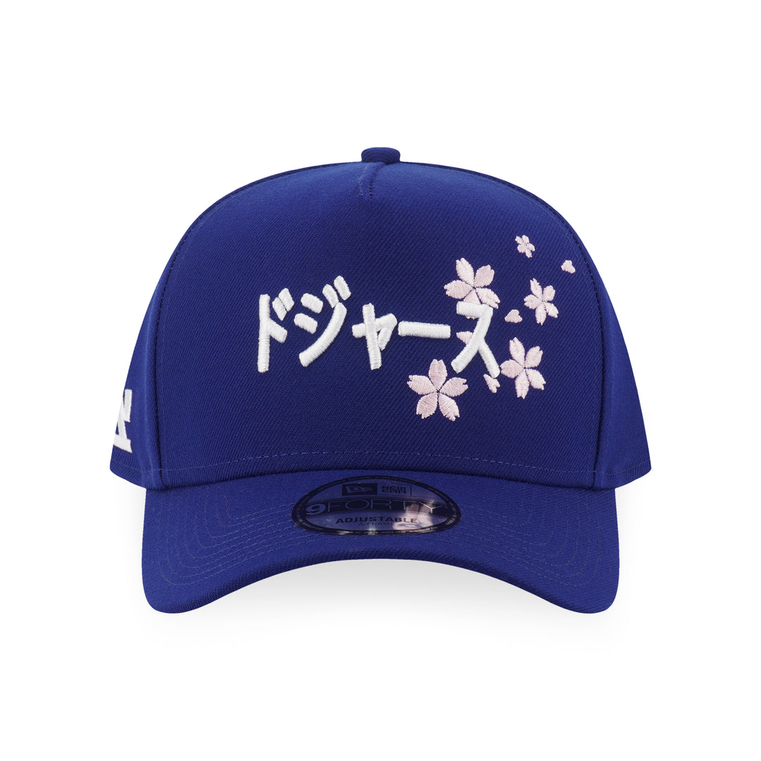 9FORTY A-Frame Los Angeles Dodgers Kanji Dark Royal Snapback