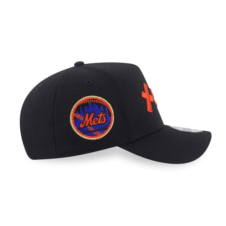 9FORTY A-Frame New York Mets Kanji Black Snapback
