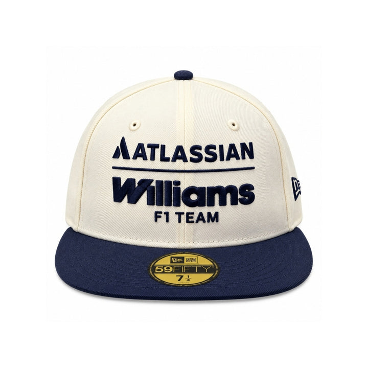59FIFTY Atlassian Williams F1 Team Oceanside Chrome White Navy Snapback