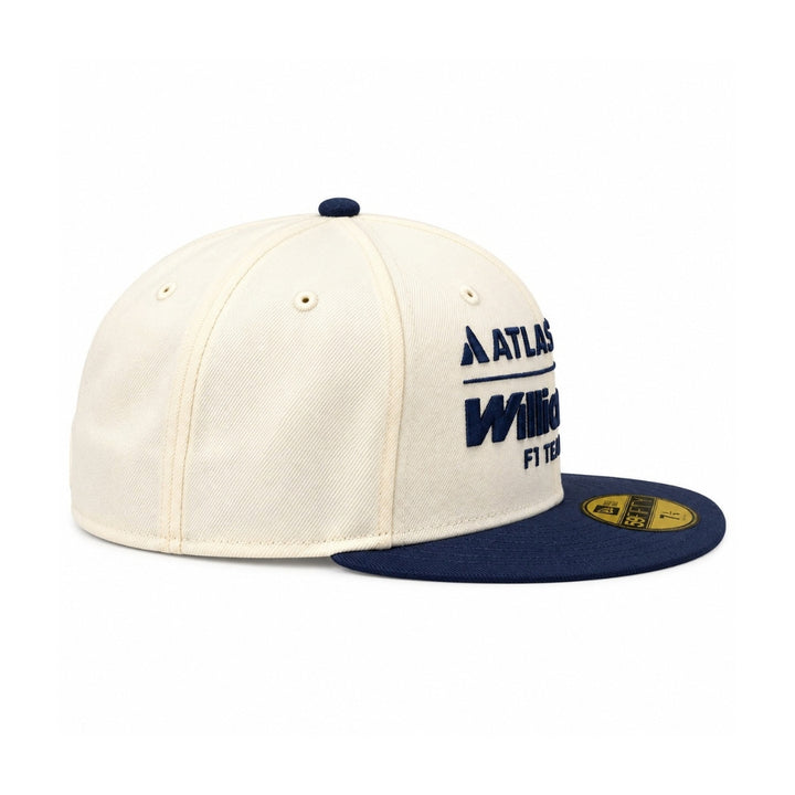 59FIFTY Atlassian Williams F1 Team Oceanside Chrome White Navy Snapback