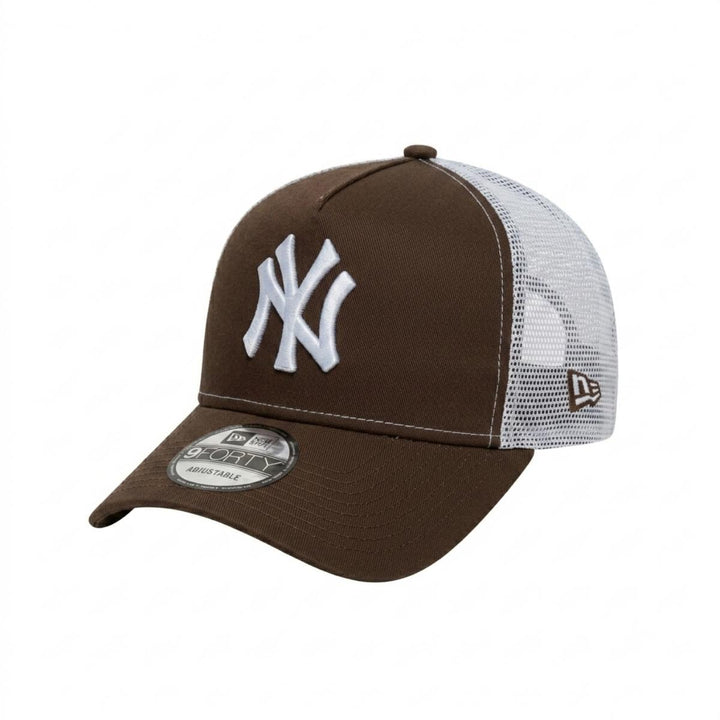 9FORTY A-Frame New York Yankees Walnut White Snapback