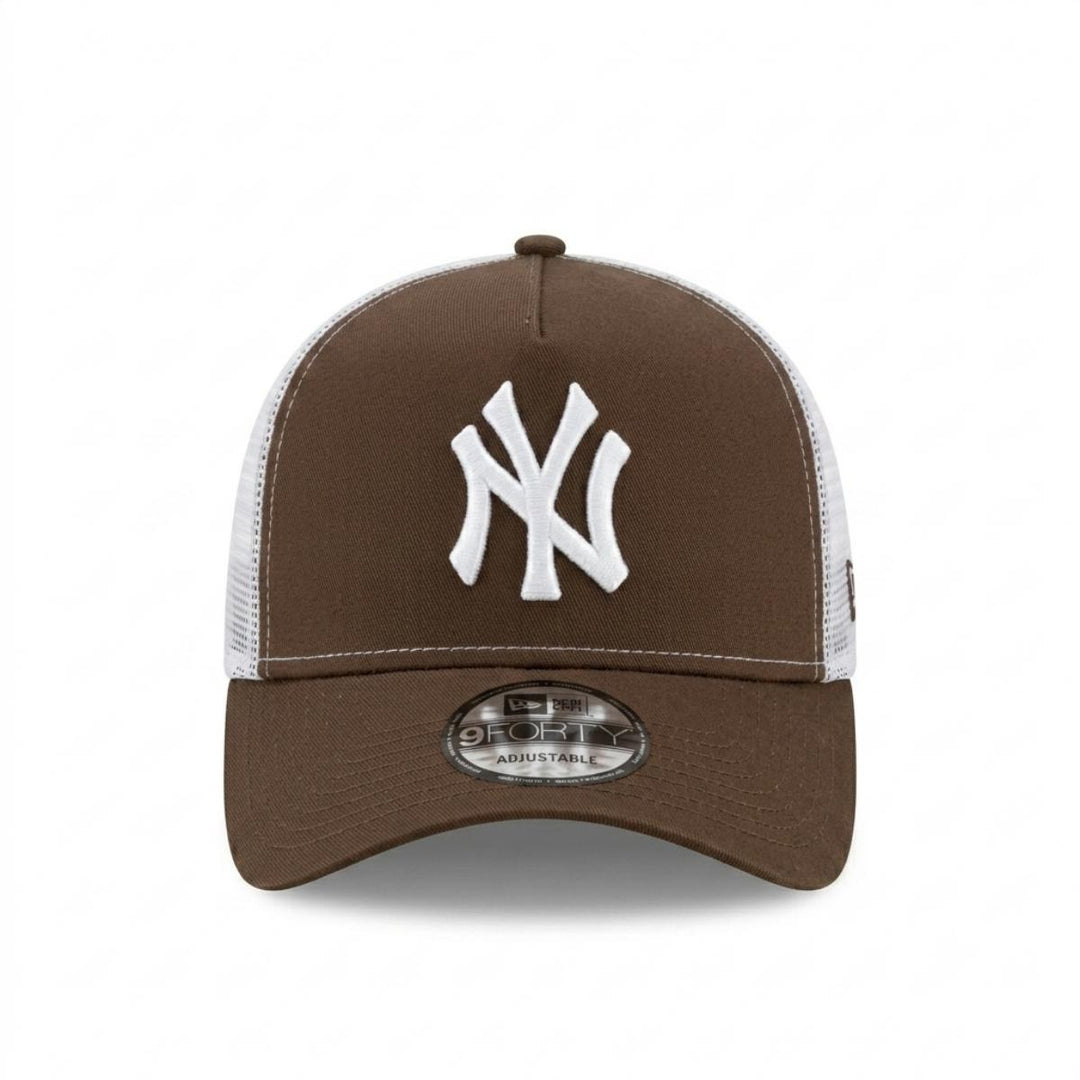 9FORTY A-Frame New York Yankees Walnut White Snapback
