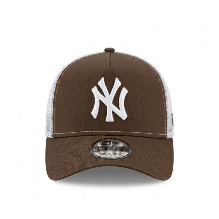 9FORTY A-Frame New York Yankees Walnut White Snapback