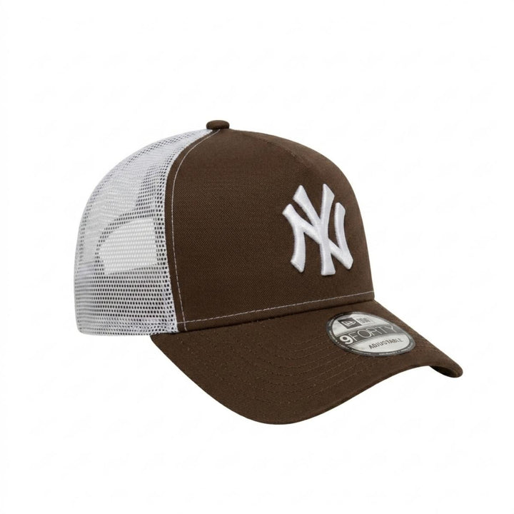 9FORTY A-Frame New York Yankees Walnut White Snapback