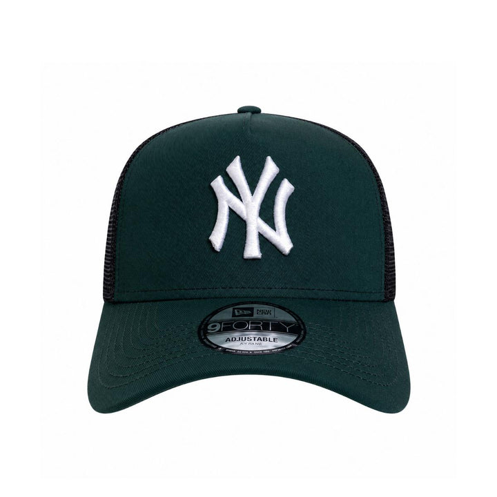 9FORTY A-Frame Trucker New York Yankees Dark Green Snapback