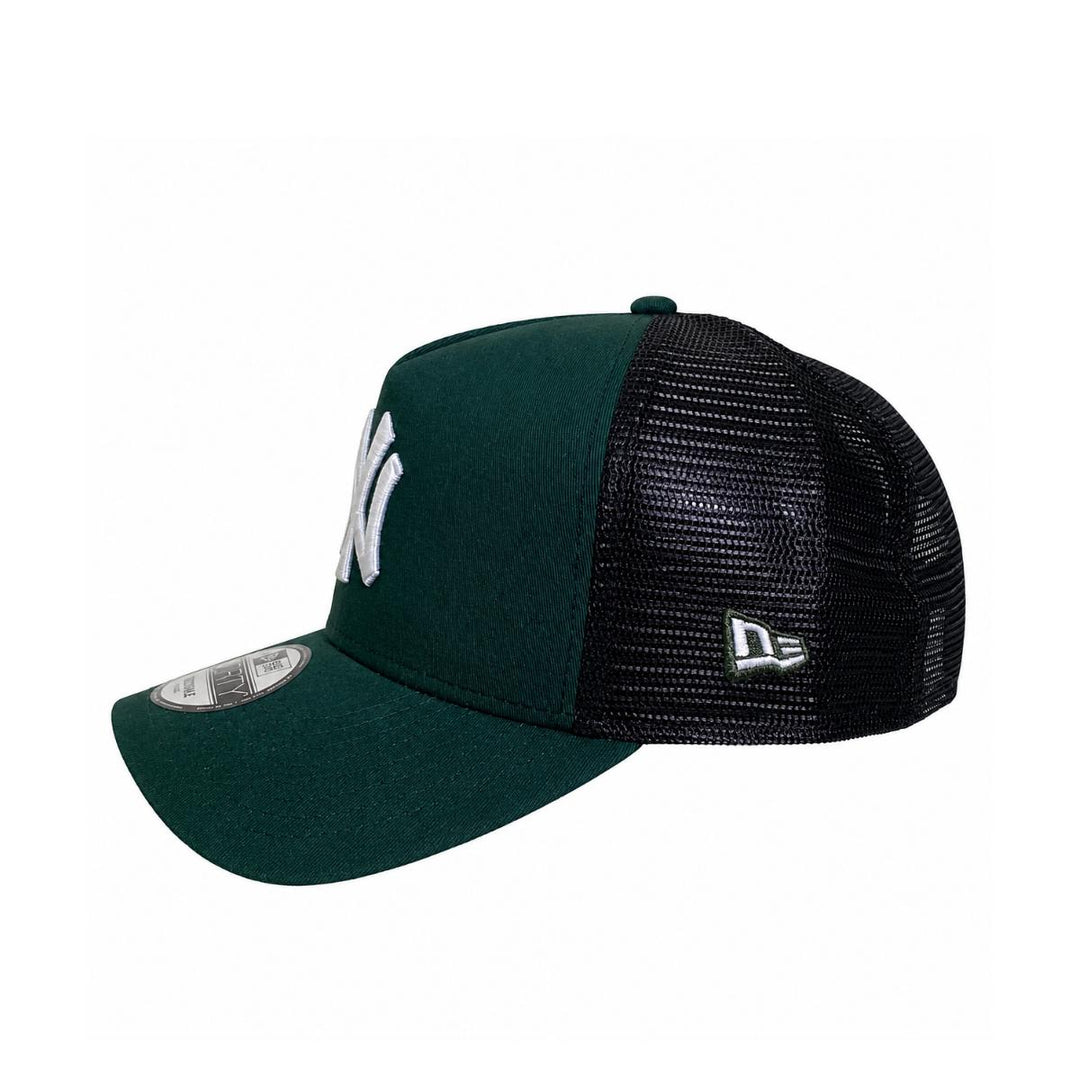 9FORTY A-Frame Trucker New York Yankees Dark Green Snapback