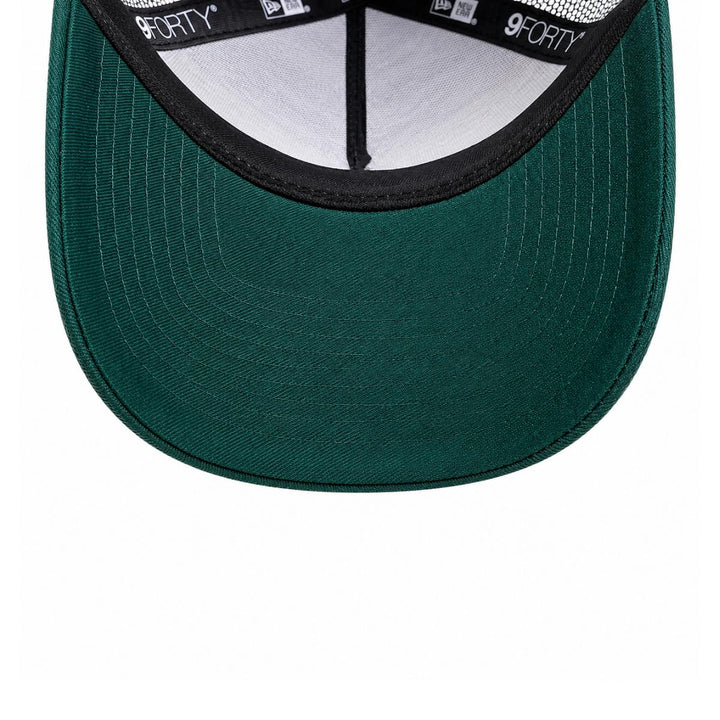 9FORTY A-Frame Trucker New York Yankees Dark Green Snapback