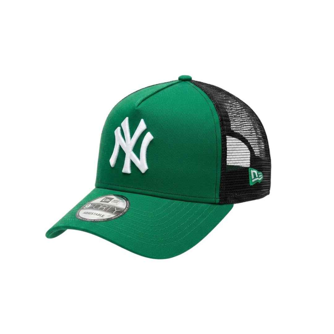 9FORTY A-Frame Trucker New York Yankees Green Snapback