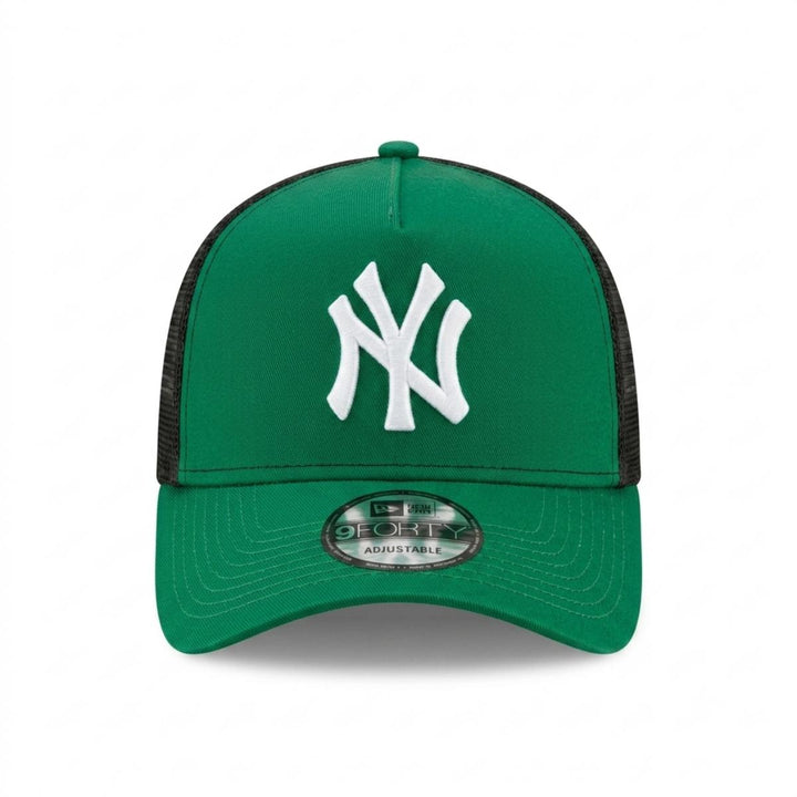 9FORTY A-Frame Trucker New York Yankees Green Snapback