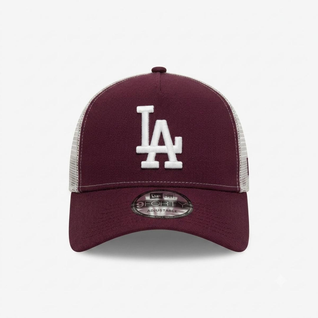 9FORTY A-Frame Los Angeles Dodgers Maroon Snapback