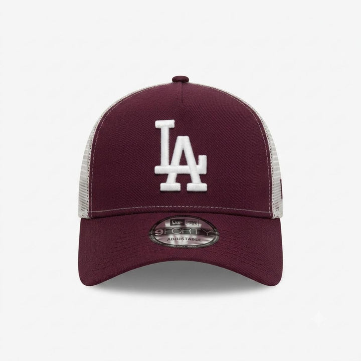 9FORTY A-Frame Los Angeles Dodgers Maroon Snapback