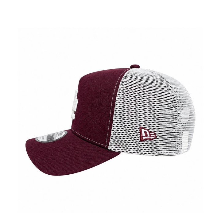 9FORTY A-Frame Los Angeles Dodgers Maroon Snapback