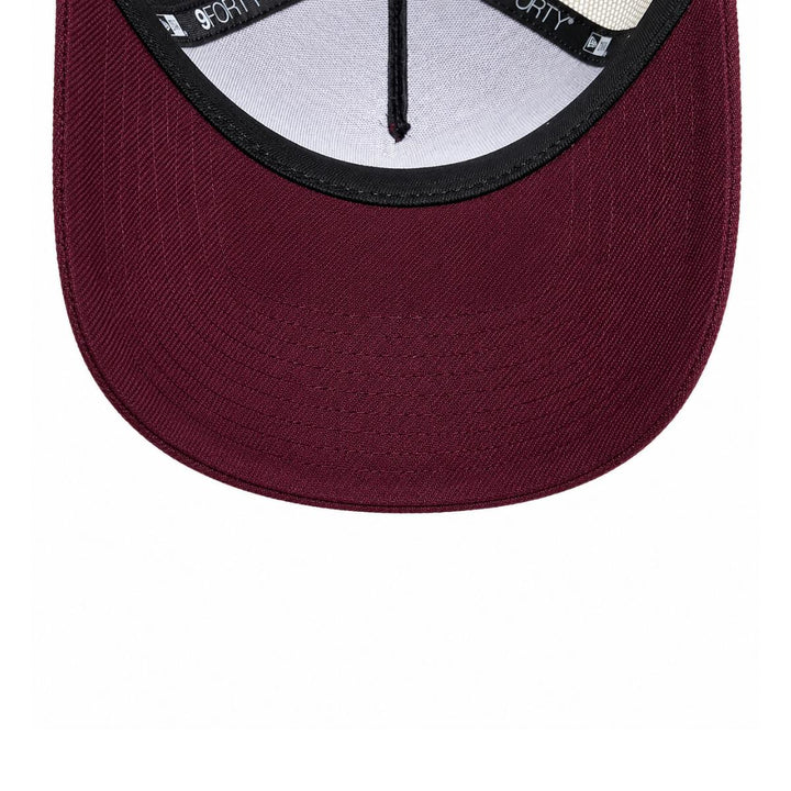 9FORTY A-Frame Los Angeles Dodgers Maroon Snapback
