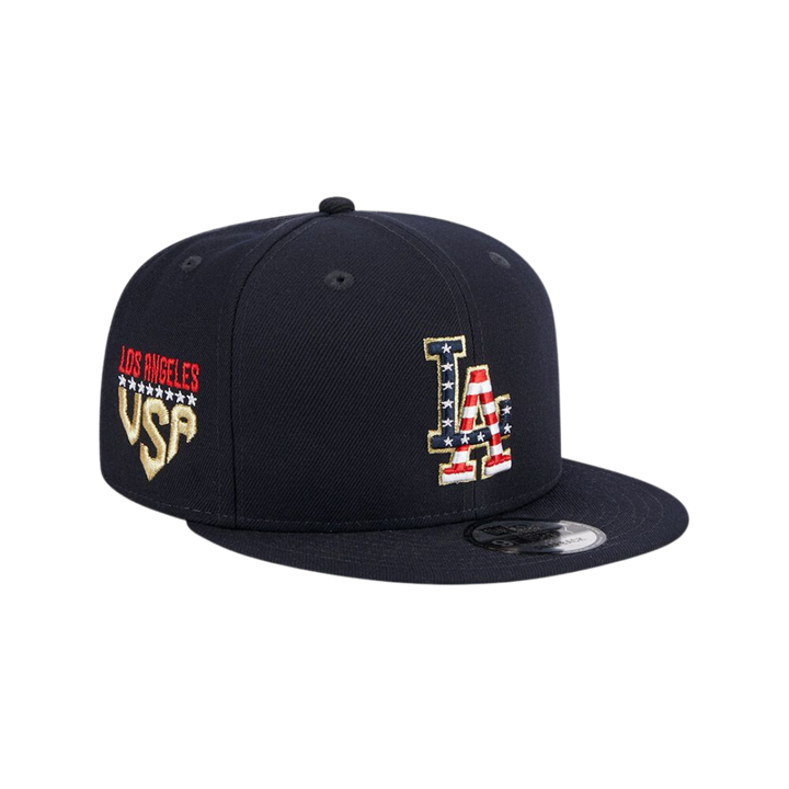 9FIFTY Los Angeles Dodgers MLB July 4th 2023 Navy Snapback