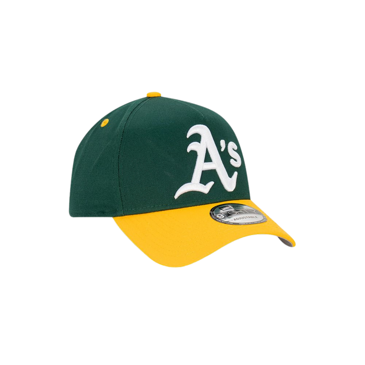 9FORTY A-Frame Oakland Athletics Oversize Logo Dark Green Snapback
