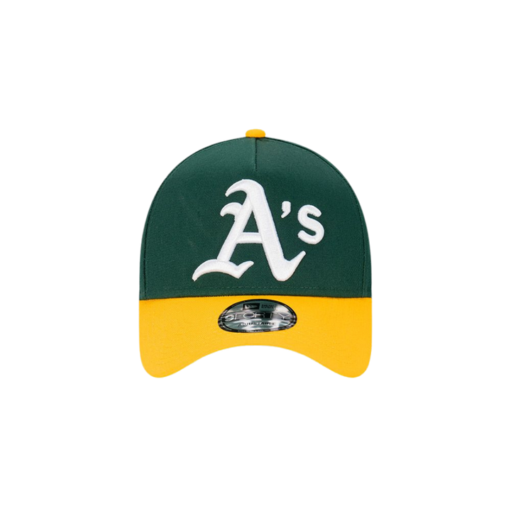 9FORTY A-Frame Oakland Athletics Oversize Logo Dark Green Snapback