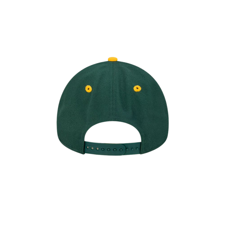 9FORTY A-Frame Oakland Athletics Oversize Logo Dark Green Snapback