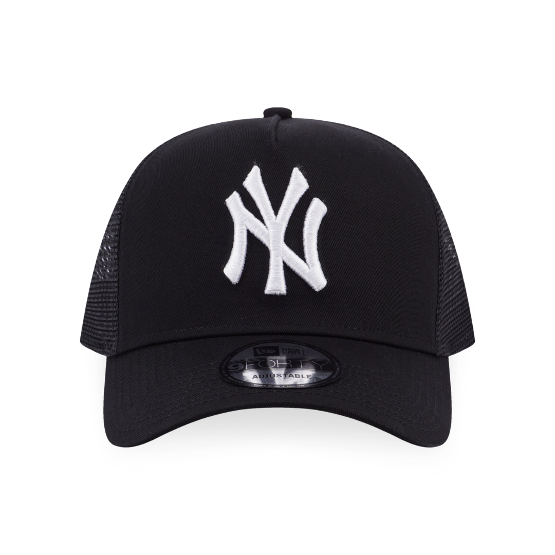 9FORTY A-Frame Trucker New York Yankees Black Snapback