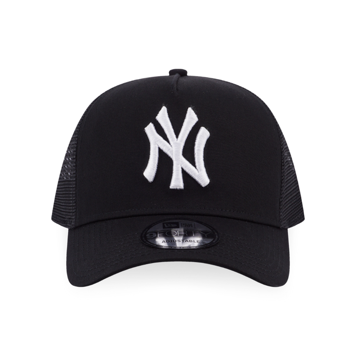 9FORTY A-Frame Trucker New York Yankees Black Snapback