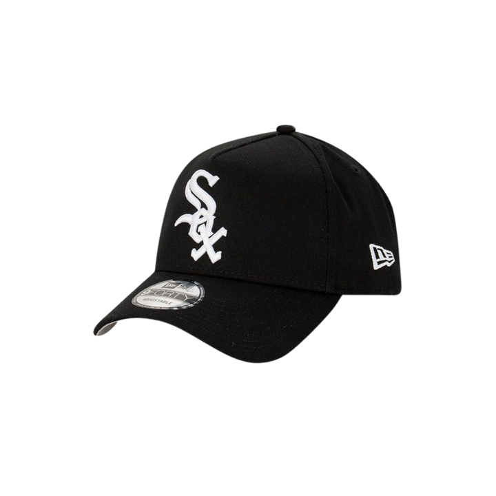 9FORTY A-Frame Chicago White Sox Oversize Logo Black Snapback