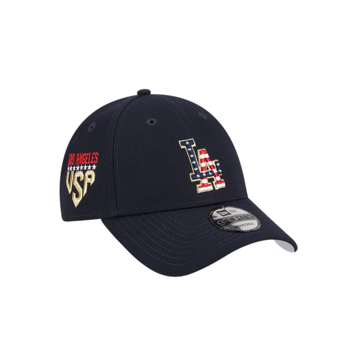 9FORTY Los Angeles Dodgers MLB July 4th 2023 Navy Snapback