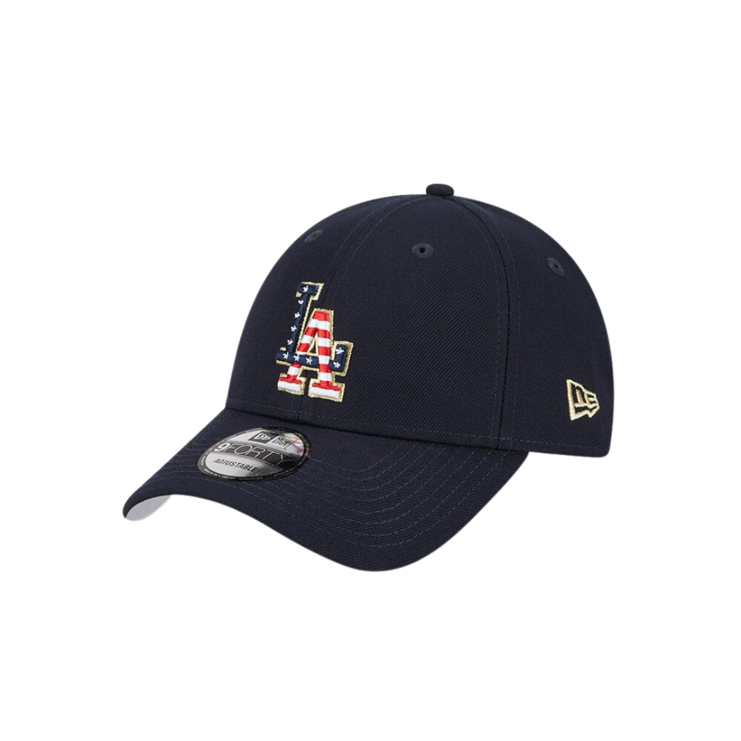 9FORTY Los Angeles Dodgers MLB July 4th 2023 Navy Snapback