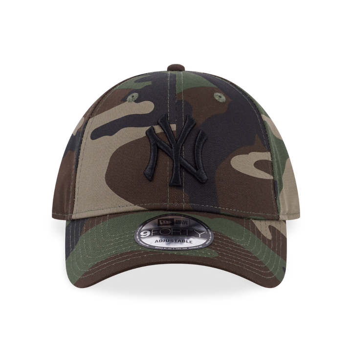 9FORTY New York Yankees Woodland Camo Adjustable