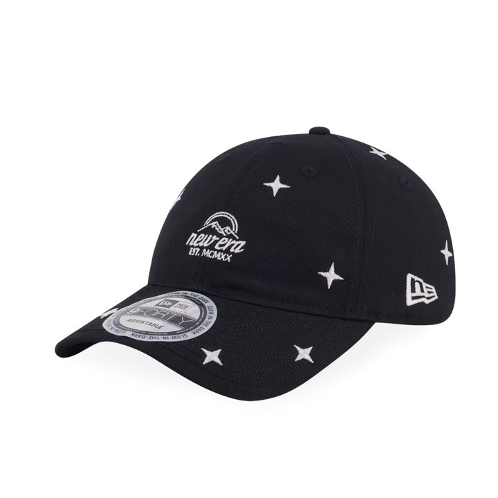 9FORTY Unstructured Outdoor Star Black Adjustable