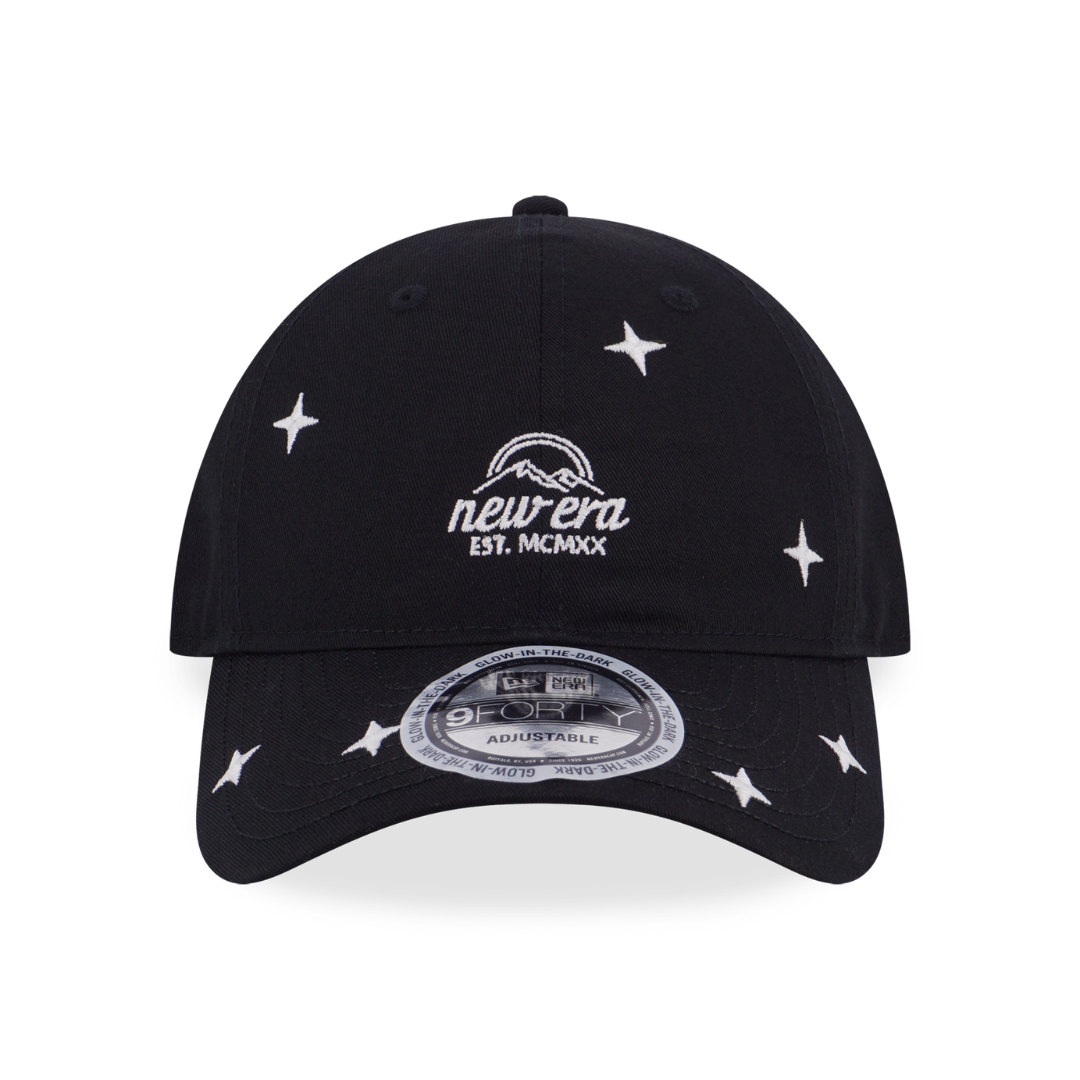 9FORTY Unstructured Outdoor Star Black Adjustable