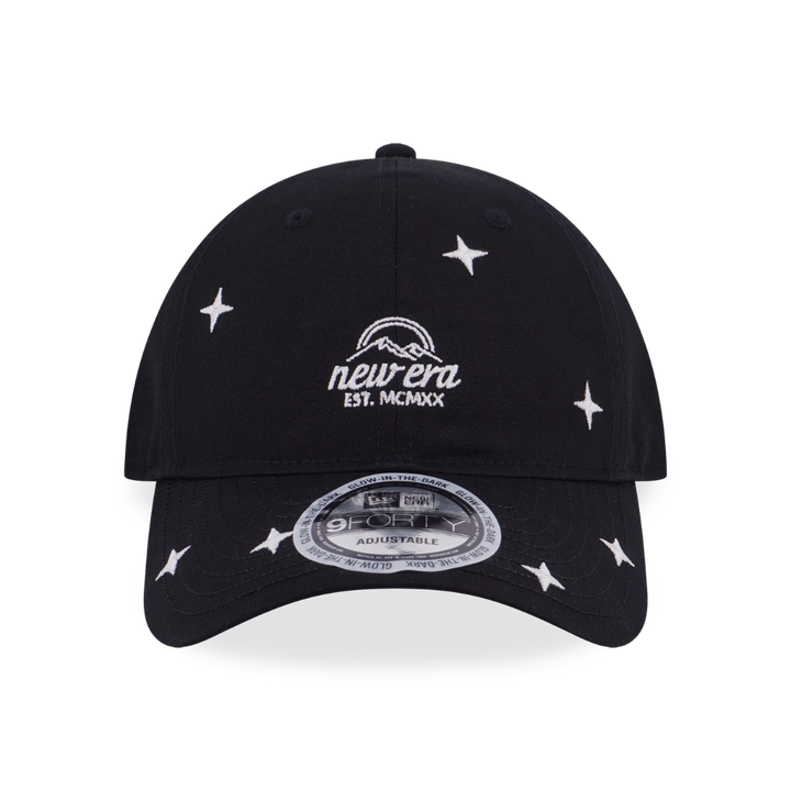 9FORTY Unstructured Outdoor Star Black Adjustable