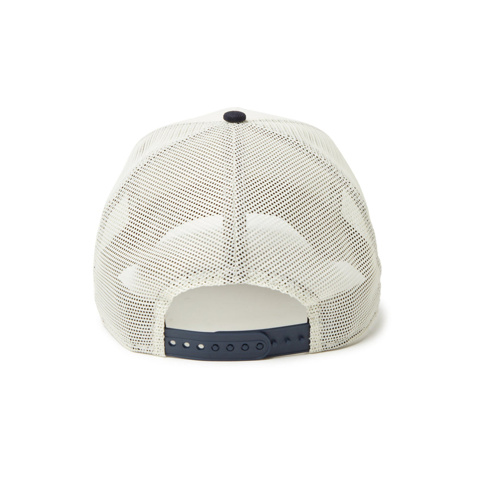 9FORTY A-Frame Trucker Cap Logo Chrome/Navy Snapback