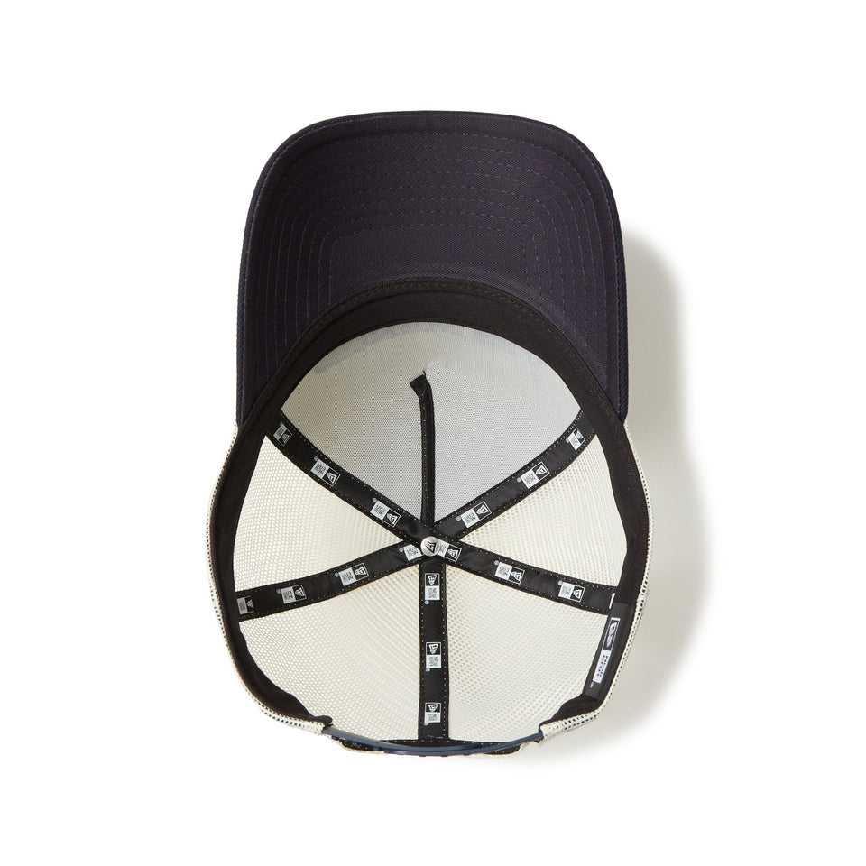 9FORTY A-Frame Trucker Cap Logo Chrome/Navy Snapback
