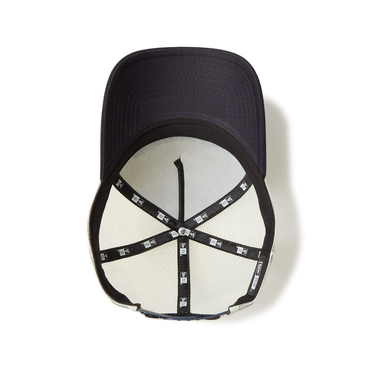 9FORTY A-Frame Trucker Cap Logo Chrome/Navy Snapback