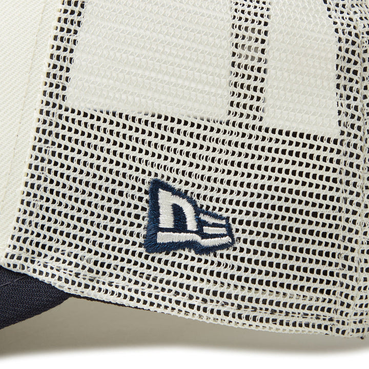 9FORTY A-Frame Trucker Cap Logo Chrome/Navy Snapback