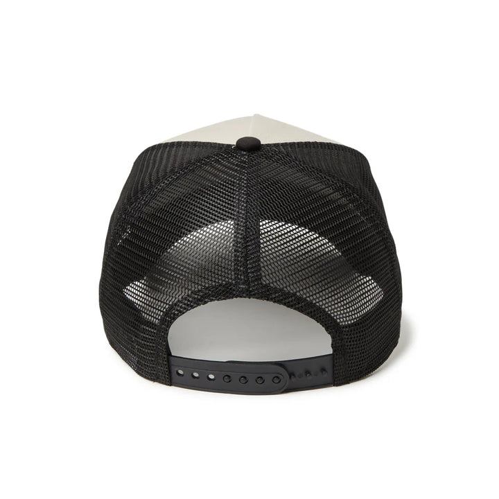 9FORTY A-Frame Trucker Frame Logo Stone Black Snapback