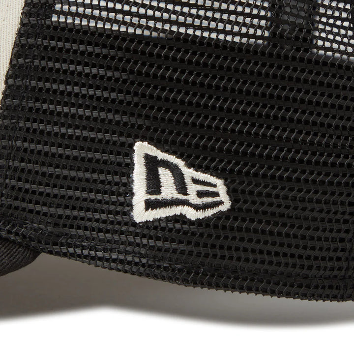 9FORTY A-Frame Trucker Frame Logo Stone Black Snapback
