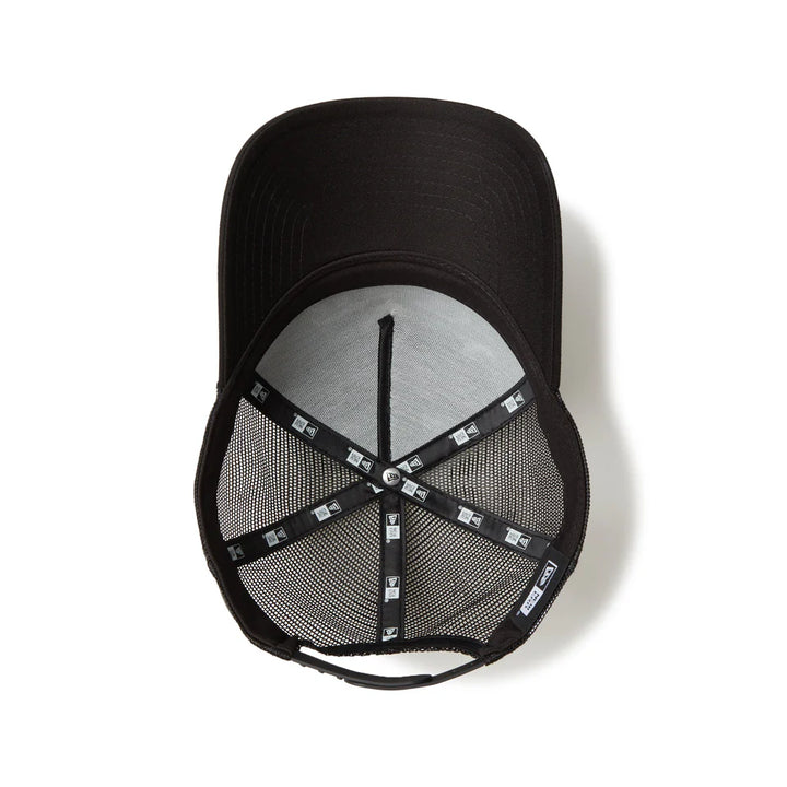 9FORTY A-Frame Trucker Frame Logo Black Snapback